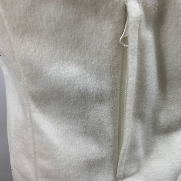 COLUMBIA Women's White Fleece Vest Size S - Picture 5 of 5